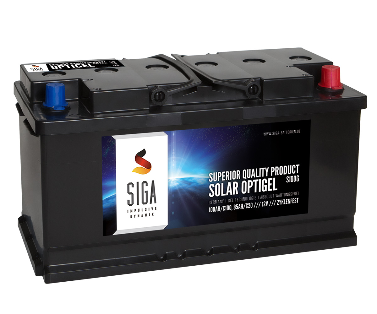 SIGA AGM GEL battery pictures