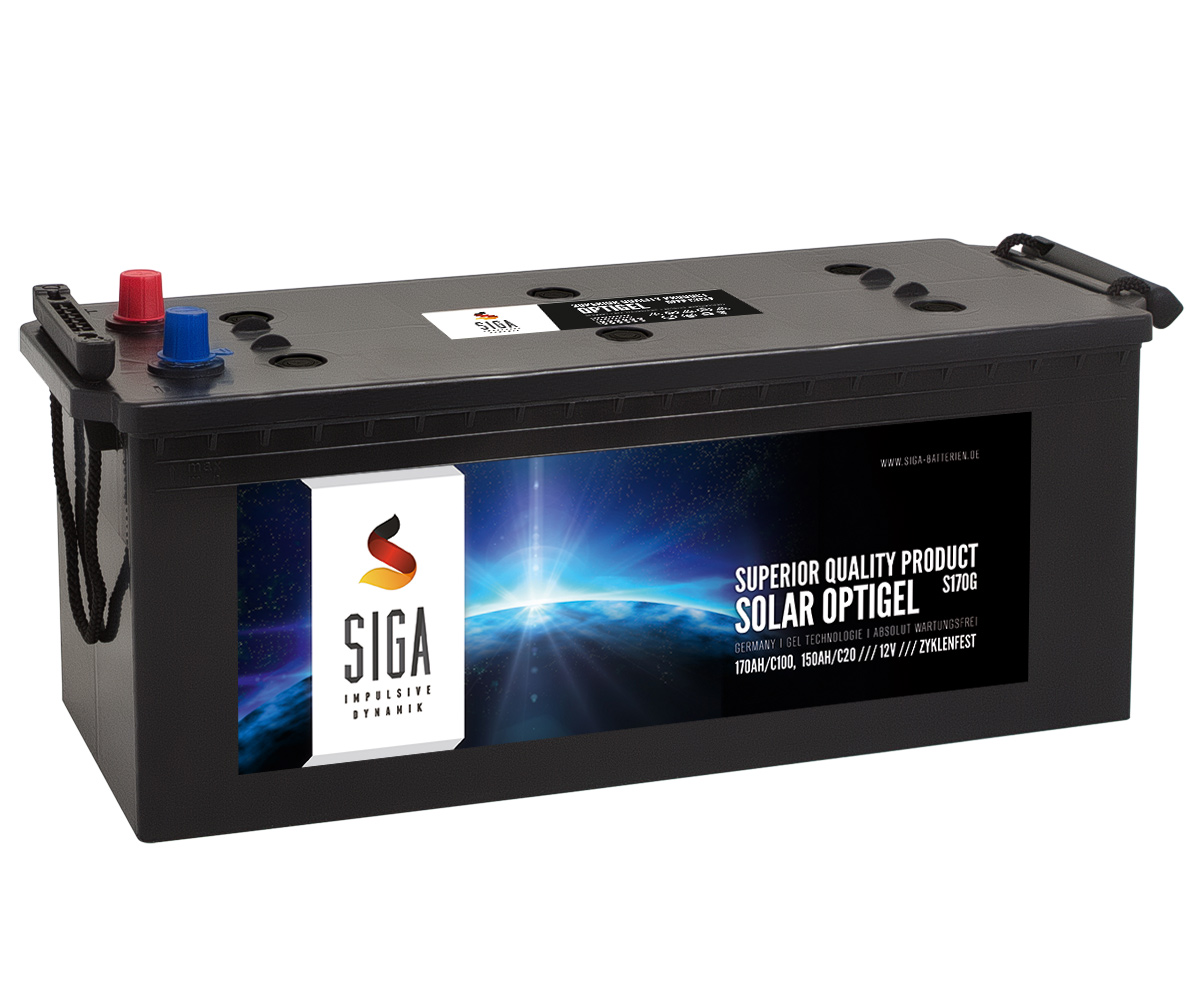 SIGA AGM GEL battery pictures