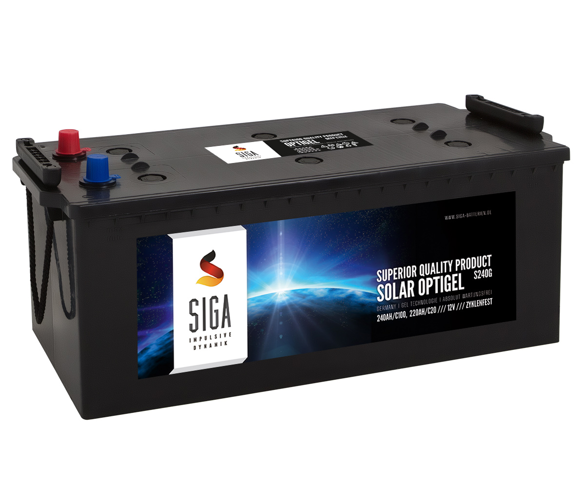 SIGA AGM DYNAMIK Autobatterie 60Ah 12V Start-Stop VRLA Batterie  Starterbatterie