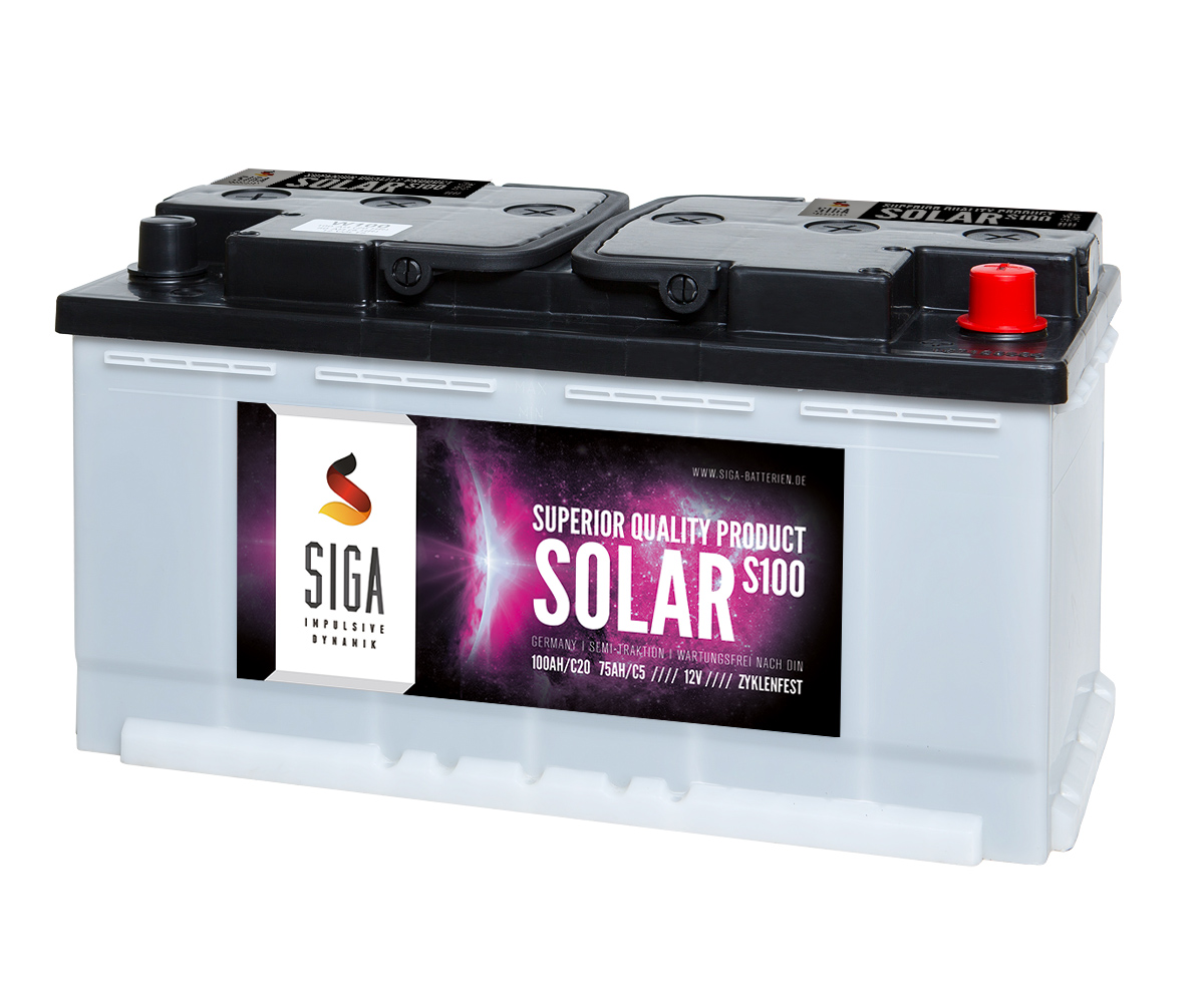 SIGA Solar Batterie Bilder